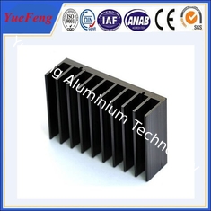 Black anodized aluminum extrusion profile supplier, supply aluminum radiator extrusion