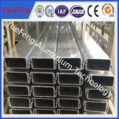 Aluminium rectangular tube for ceiling decoration, Aluminium heatsink housing extrusions