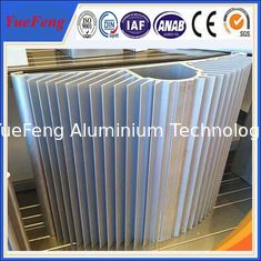 China Hot! Large wholesale aluminum fin heat sink / mill finish half round aluminum heatsink supplier