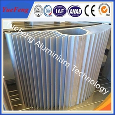 Hot! Large wholesale aluminum fin heat sink / mill finish half round aluminum heatsink