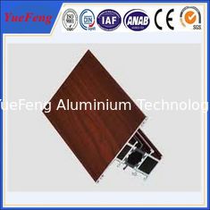China Hot! aluminium window manufacturer, wood color aluminum profile for sliding window supplier