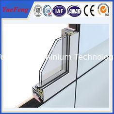 China Aluminium section 6063 extrusion profiles,standard size aluminium door and windows frame supplier