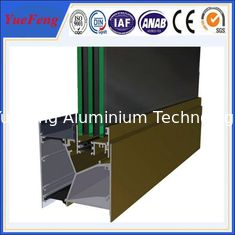 China Hot! 98% pure alloy 6063 aluminium extrusion profile maked aluminum residential doors supplier