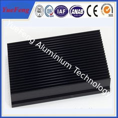 aluminium 6063 t5 heat sink with punching, OEM aluminium black anodized heat sink