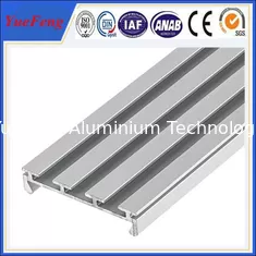 China 6063 T5 led aluminum profile 3~6m anodized/powder coating aluminium u tube/channel supplier