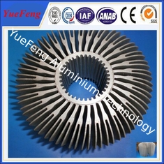 Hot! supply led aluminum circular extrusion heat sink, OEM led aluminum profile factory