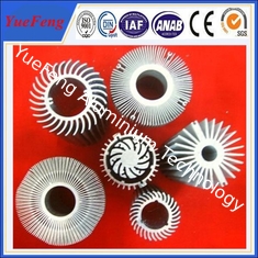 Hot sale aluminium led profile, top aluminium factory OEM led aluminium sunflower radiator