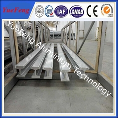 Meticulous anodized aluminum extruded profile, OEM silver oxidation aluminum profile