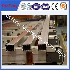 Hot! gold sliver aluminum extrusion for railing, custom aluminium rails price