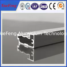 China largest grain companies square flat aluminum alloy cabinet handle/ kitchen cabinet profil supplier