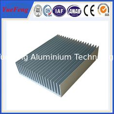 China industry aluminum profiles heatsink, OEM customized drawing industrial aluminum heat sink supplier