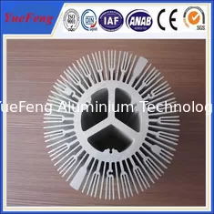 China extruded aluminium alloy profile aluminum radiator, trapezoid radiator aluminium profiles supplier