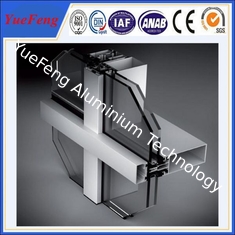 NEW! 6000 series aluminum curtain wall extrusion profiles, china aluminium profiles