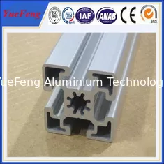 China supply aluminum extruded profile,  clear sliver t-slot anodized aluminum profile supplier supplier