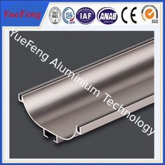 aluminum extrude for glass shower door factory, polish aluminium profiles for shower door