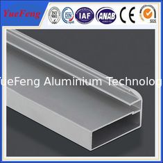 China holes drilling anodized shiny machined polish shower door frame parts aluminum profile supplier