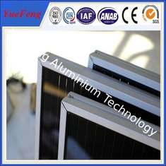 FOB shanghai solar energy electrial aluminum profile, OEM solar panel aluminum frame