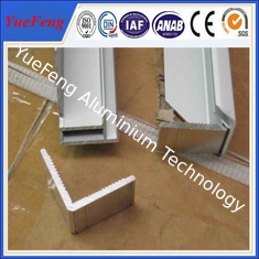 Hot! customized of design of extrusion press l channel solar panel frame materials