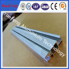 Solar panel mounting aluminum rail solar mounting rail, solar rails anodized aluminium