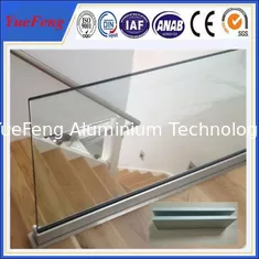 China 6063 T5 u profile for glass railing / OEM aluminium c profile / aluminium extrusion profil supplier