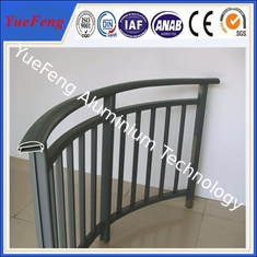 aluminum handrail for stairs/ aluminum balcony railing/ aluminum handrail brushed factory