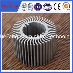 China Custom aluminium heatsink / 6000 series heat sinking circular aluminium profile supplier