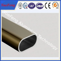 Hot! oem 6000 series aluminium extrusion profile tube, 6063 t5 aluminium wardrobe tube