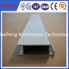 China extruded aluminum rail price, aluminium profiles frame with painting(powder coating) supplier
