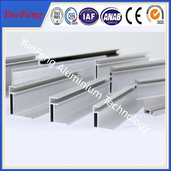 Extruded aluminium profile for PV solar panel frame