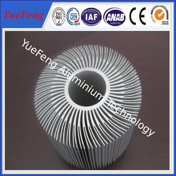 Extruded Aluminum Round Heat Sink,Sunflower Heat Sink New Design