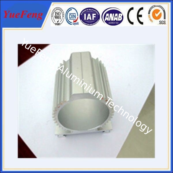 Anodizing/ Powder Coated treatment Electric Motor Shell Aluminum Profiles