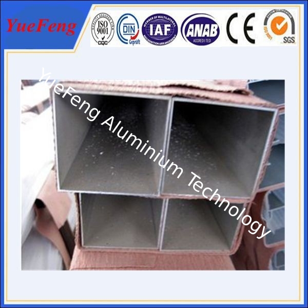 Best quality unique aluminum extruded profile square tube