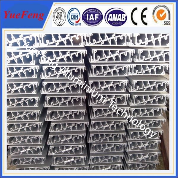 China supplier of Extruded Aluminium Profiles with silvery anodized