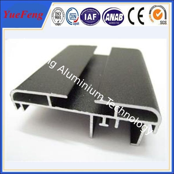 6063-T5 matte anodized aluminum extrusion for advertising