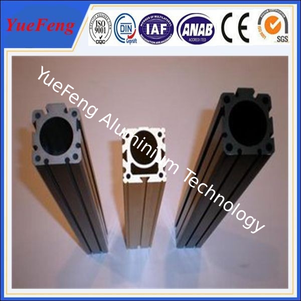 Aluminium alloy extrusion column design with powder coat finish in white(black)