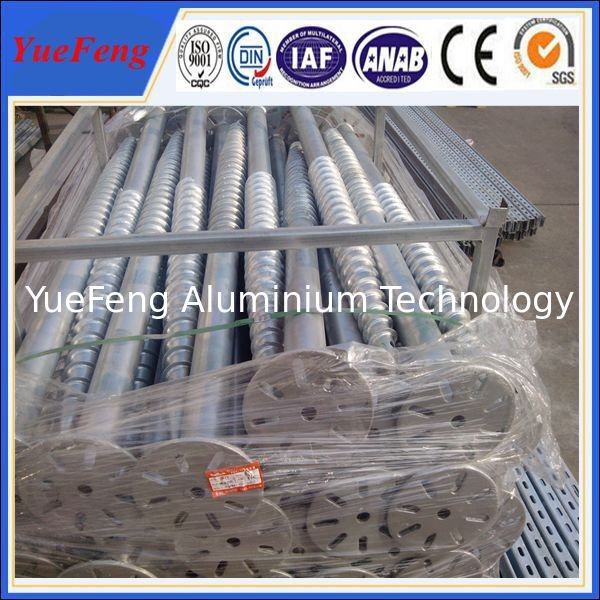 Hot dipped galvanized steel anchors for solar mounting/ ground screw pole anchor