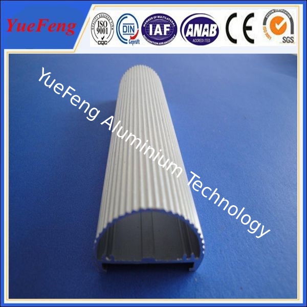 Half round aluminium profiles and hollow extruded aluminum design for led