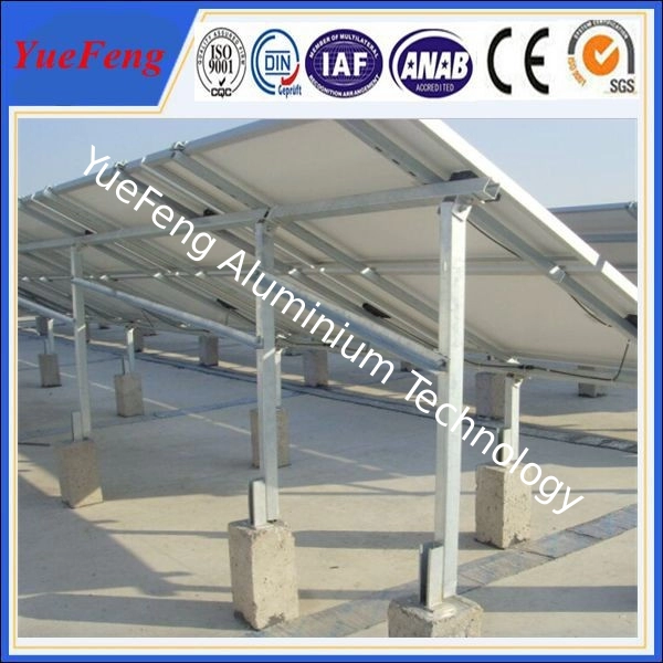 Ground Solar Mounting Racks, Aluminum Racks for Solar Panels