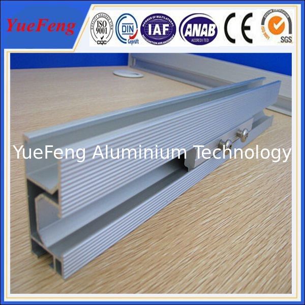 Anodized Aluminum Extrusion Solar Rail for Solar Mounting System from china supplier