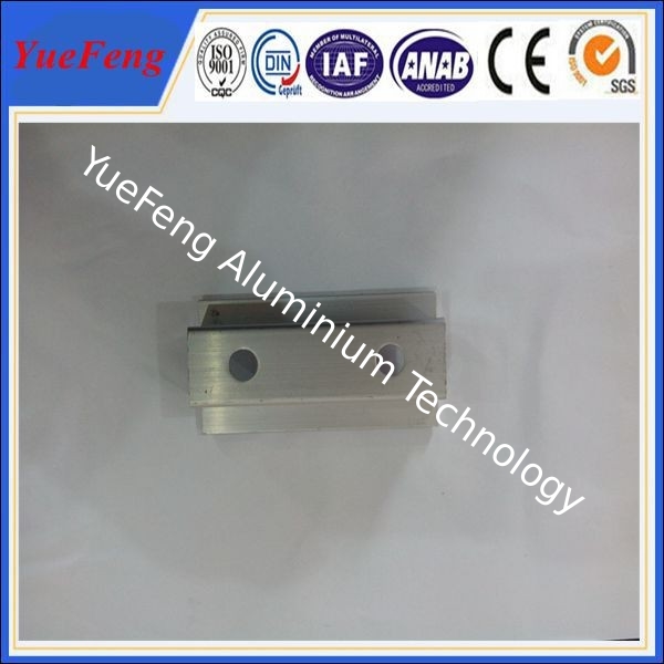 china aluminum solar panel mounting clips YUEFENG aluminum extrusion