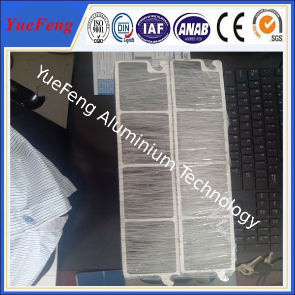 12 Inches Wide China Aluminum extrusions for transport trailers in mill finish