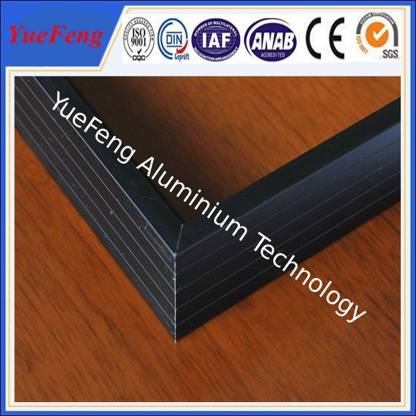 6063 Black Anodized Solar aluminum frame