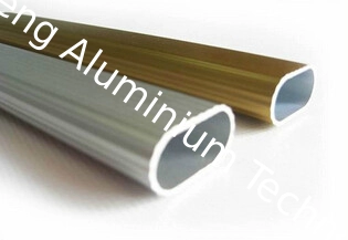 28*14*1.2mm Anodized aluminum extrusion profiles for oval tubes(pipes)