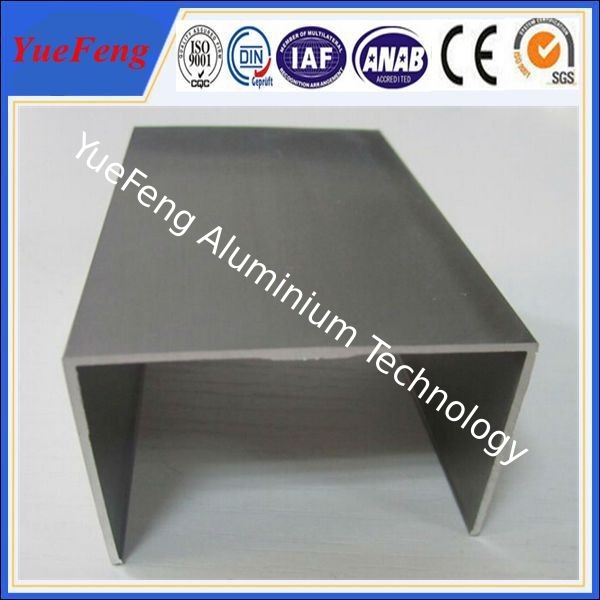 aluminium extruded channel with Kinds of surface colours and good price