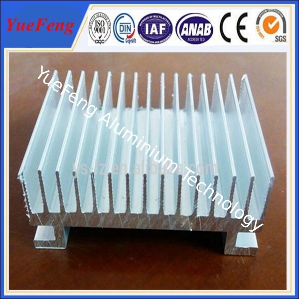 Custom Aluminium Cooler Extrusions, aluminum profiles used in radiator