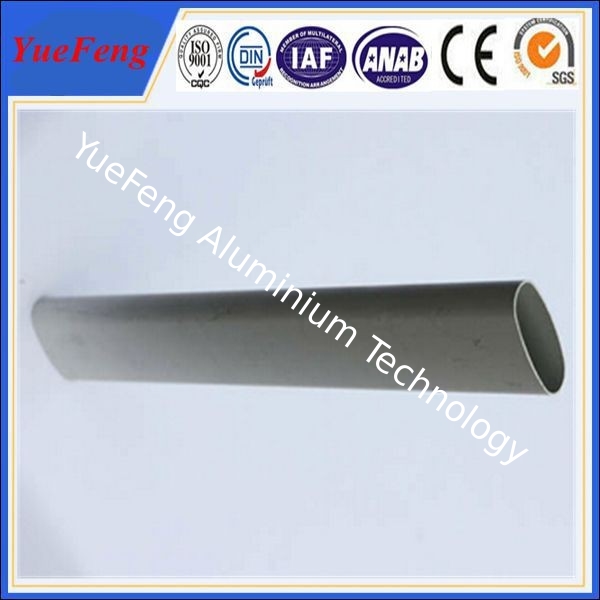 Top quality oval shape aluminum tube, hollow aluminium profiles