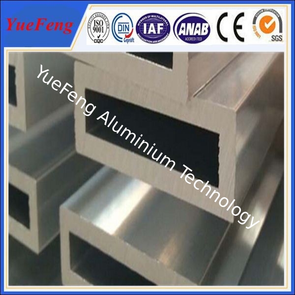 OEM cheap mill finish aluminium profile aluminium tube manufacturer,aluminium square tube