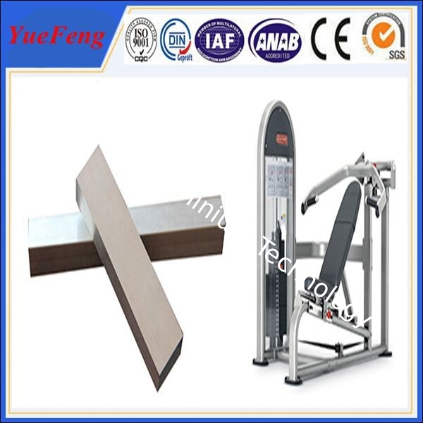 Hot! china supplier OEM anodized aluminum tube for gym equipment