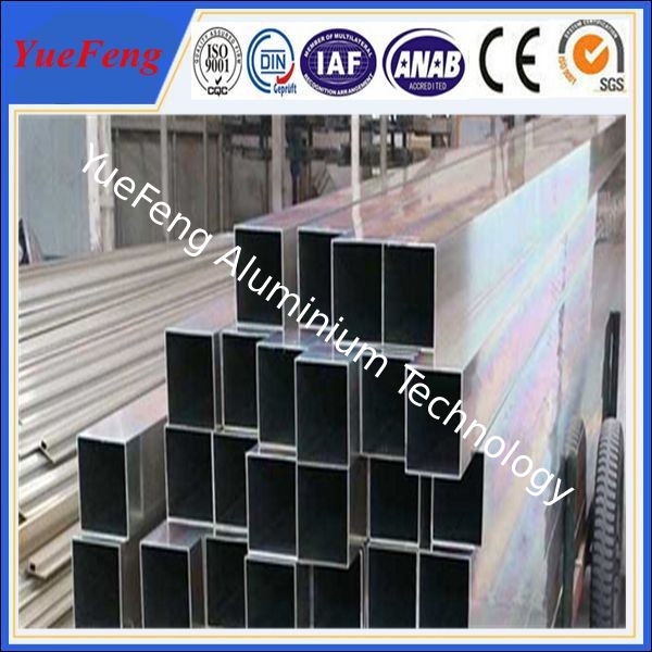 High technical shaped flat aluminium tube, aluminium tube(pipe) profile supplier in china