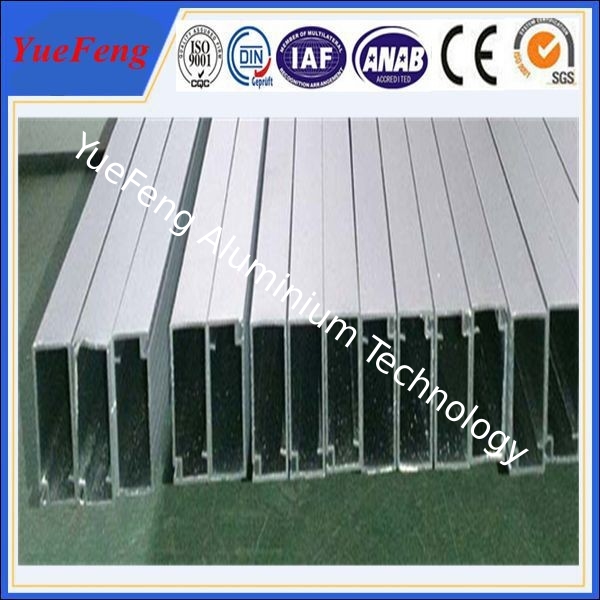 OEM silver aluminum profile manufacturer, aluminum extrusion series 6063-t6